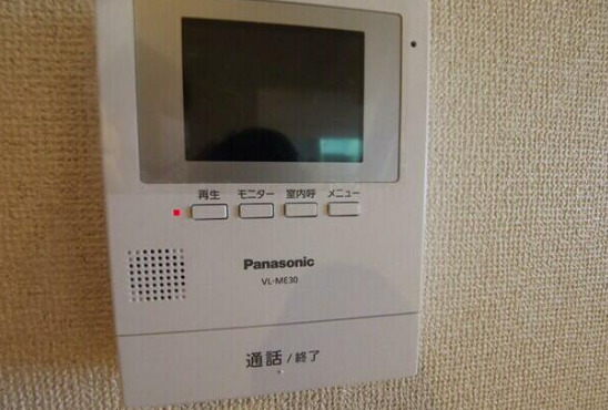 セキュリティ　モニター付きインターホンです