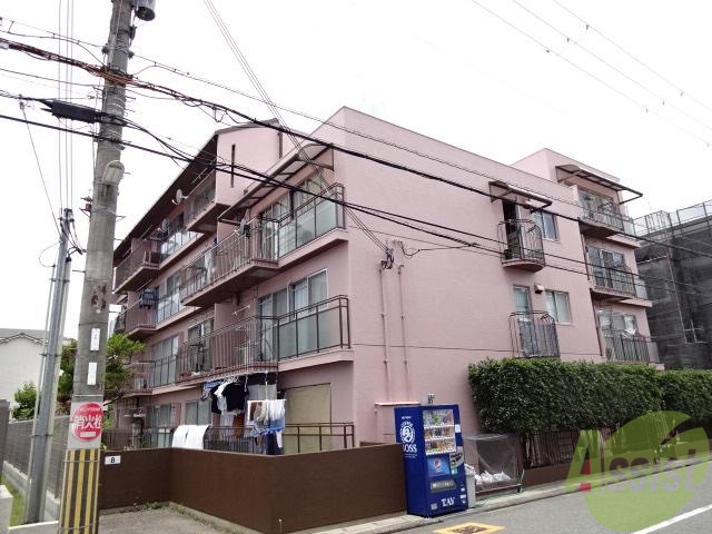 建物外観　豊中市箕輪「サンハイツ治」