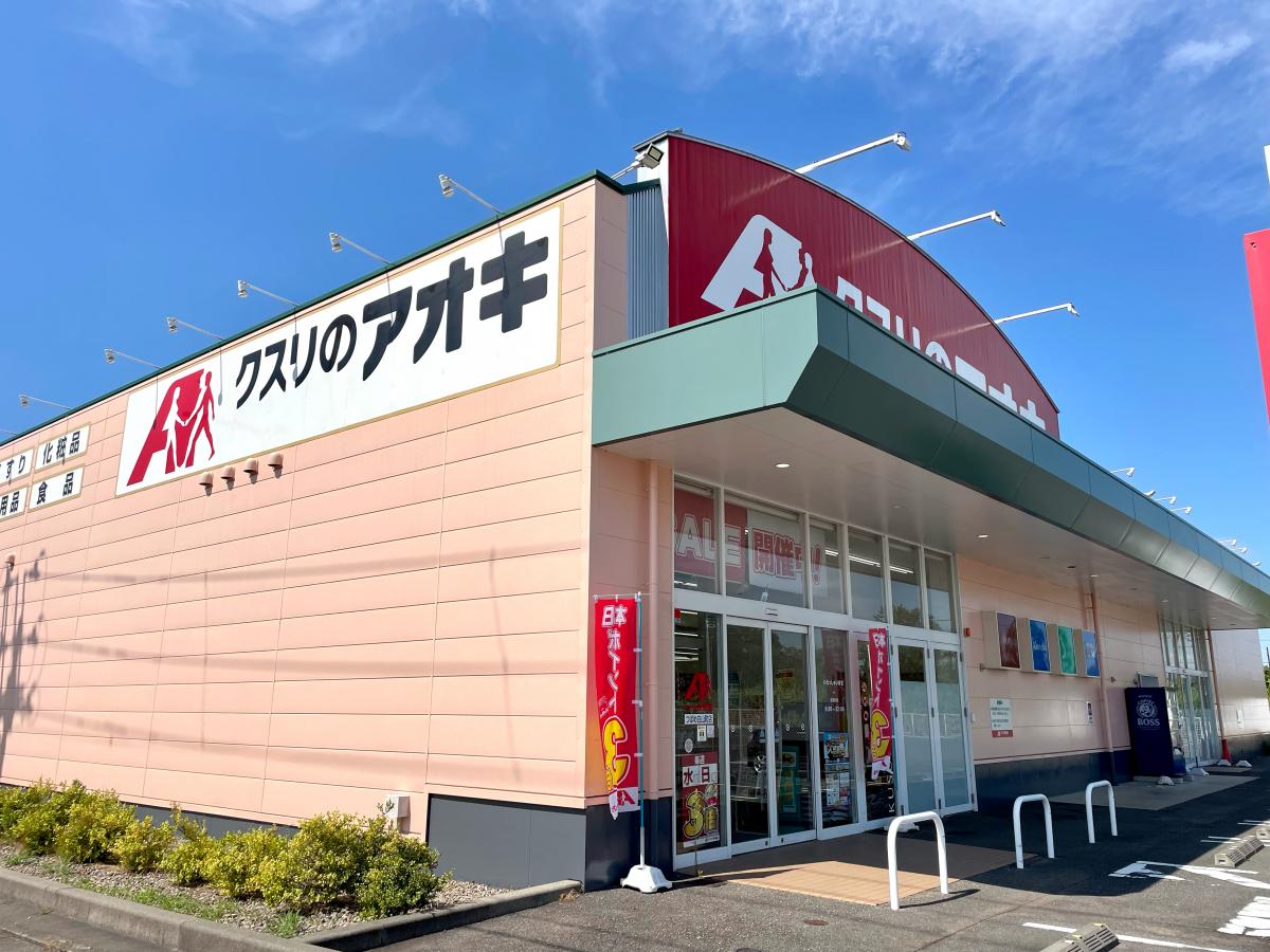 ドラックストア　クスリのアオキつばめ白山町店（ドラッグストア）まで615m