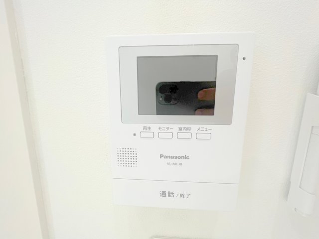セキュリティ　来客はこちらで確認してから出て下さいね。