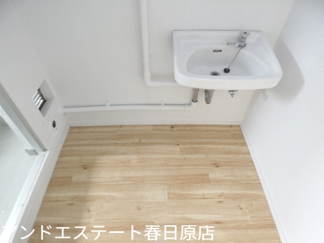 洗面設備　室内洗濯機置場