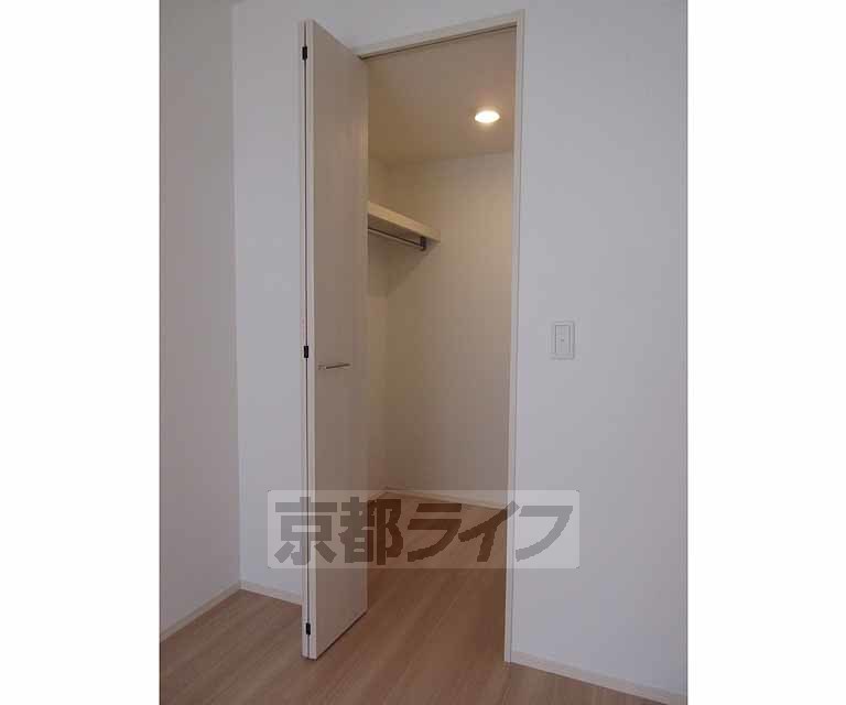 収納　ウォークインクローゼットです