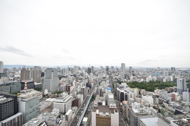 眺望　ディーグラフォート大阪NYタワー肥後橋　41階部南向き眺望