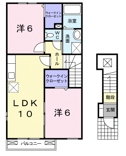 クレメントの間取り写真