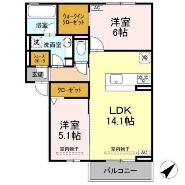 恵比寿の森の間取り写真