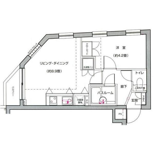 ビバリーホームズ東麻布の間取り写真