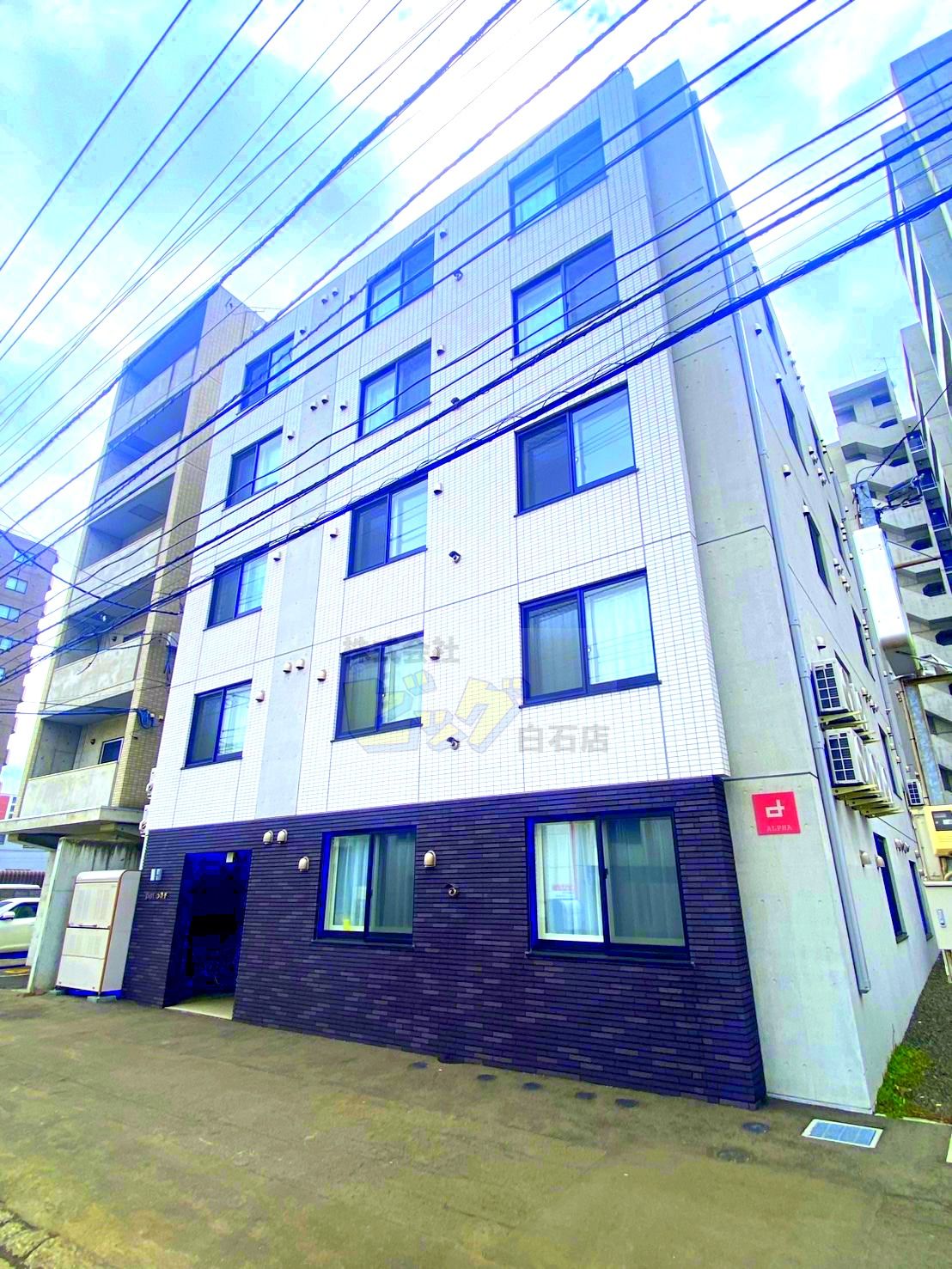 建物外観　都市ガス＆Ｗｉ－Ｆｉ付きネット無料採用のデザイナーズＭＳ♪