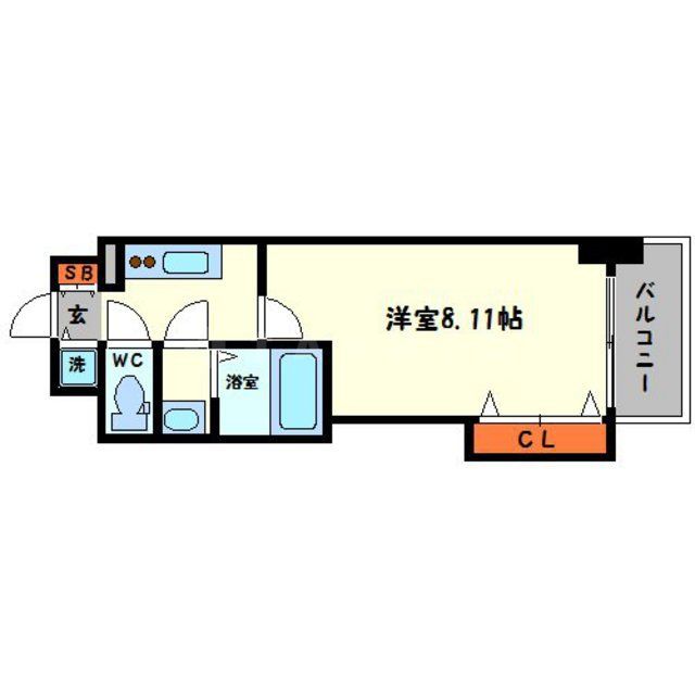 Luxe新大阪SOUTHの間取り写真