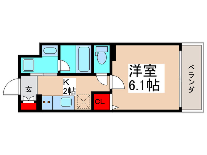カルム海神の間取り写真
