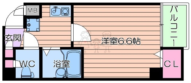 パークメゾン住吉の間取り写真