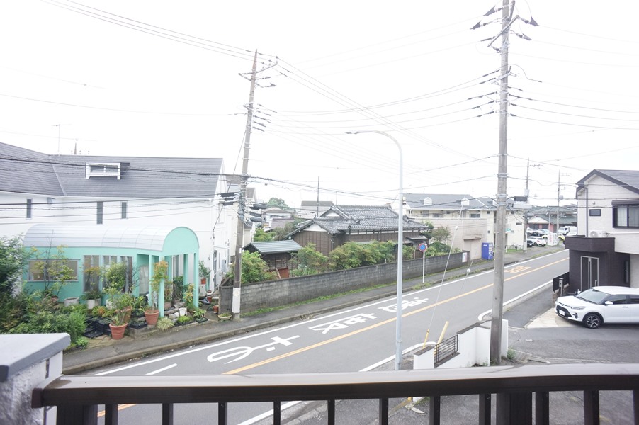 眺望　南側道路の為、日当り良好です！