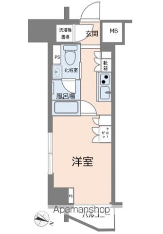 都営三田線 板橋本町駅 徒歩4分 9階建 築18年の間取り写真