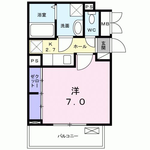 サニークレメント八潮の間取り写真