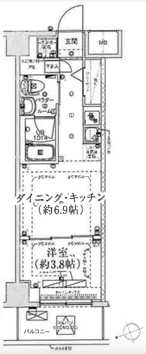 スパシエ千住大橋の間取り写真