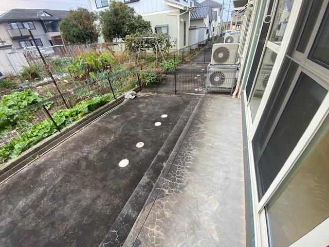 バルコニー　テラスです