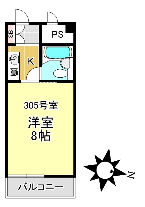 ヴィラ曽我部の間取り写真