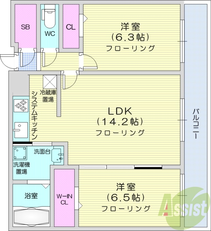 C-SELECTION.STELLA2の間取り写真