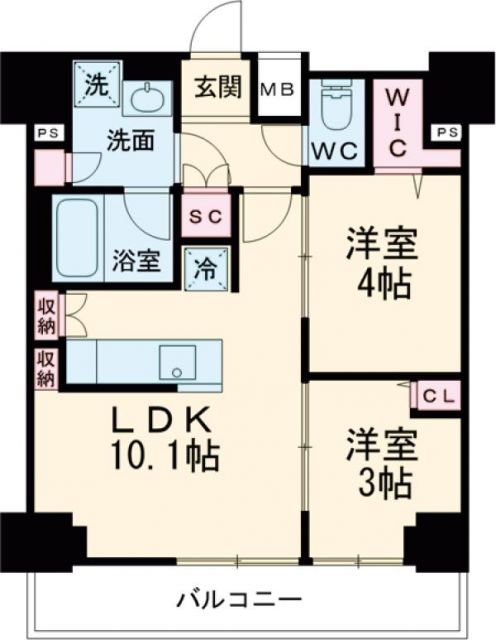 アーバネックス大井仙台坂の間取り写真