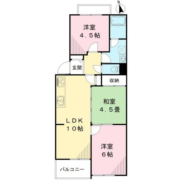 T’s garden小竹向原の間取り写真
