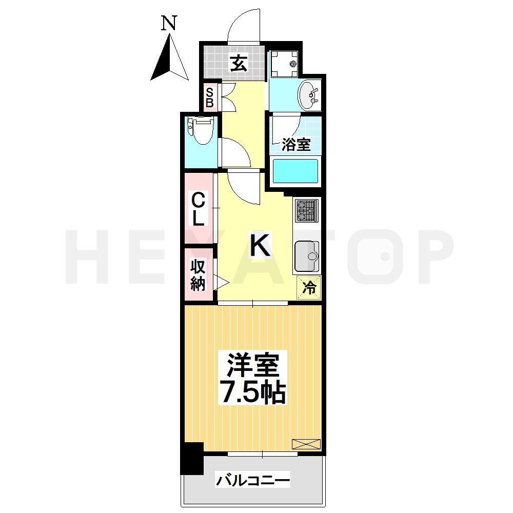 地下鉄名城線 瑞穂運動場東駅 徒歩8分 9階建 築18年の間取り写真