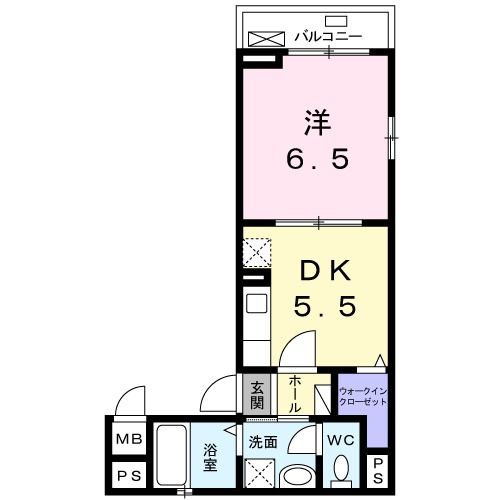 ヴィラージュ北沢の間取り写真
