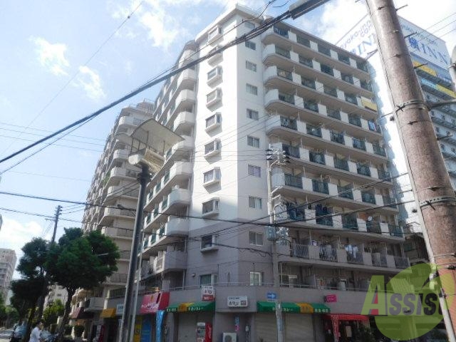 建物外観　タイル張りマンション