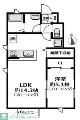 ヴィラ ソネットの間取り写真