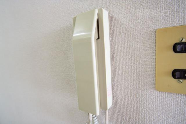 セキュリティ　インターホンで来客時も確認できます。