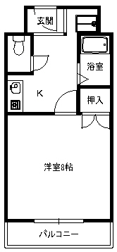 プレステージＫの間取り