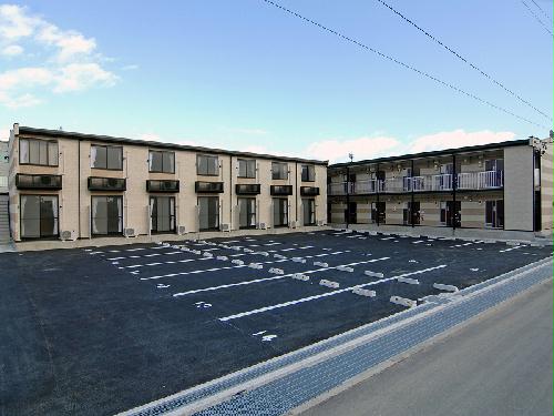 建物外観　WI－FI光インターネット環境完備。カードキー採用。