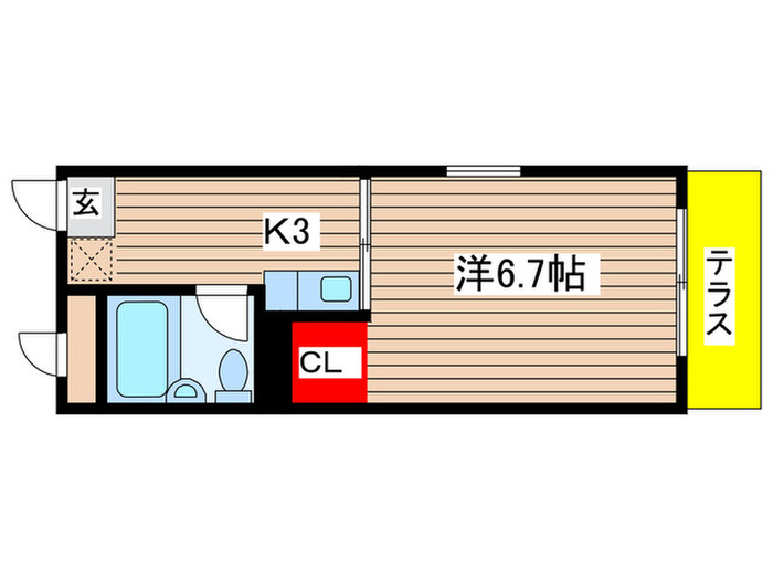 プチ長池ハイツの間取り