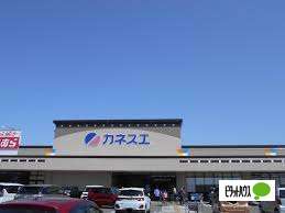 スーパー　カネスエ新生店（スーパー）まで104m