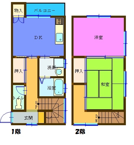 エクセリート下安の間取り