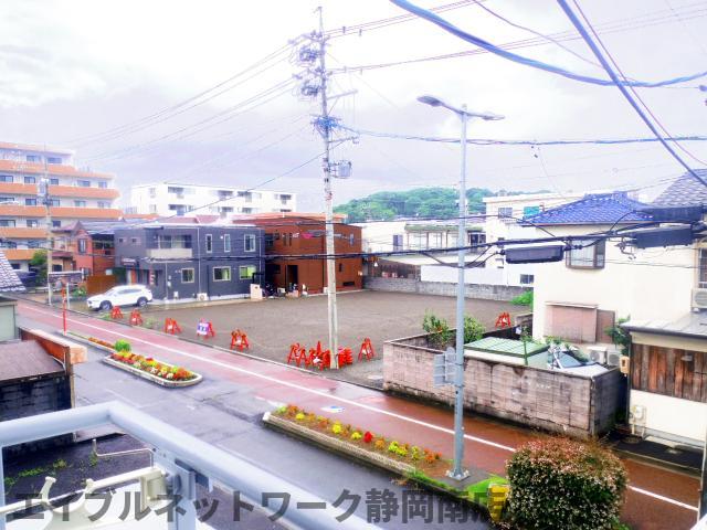 眺望　駐車場です