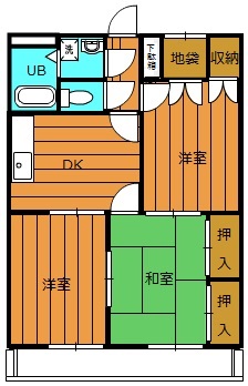 ペガサス緑ヶ丘1号館の間取り