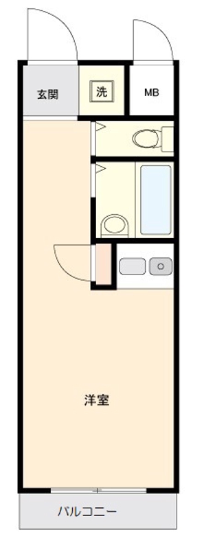 ダイアパレス尻手第2の間取り