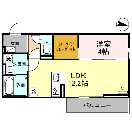 ルシール西岩田の間取り写真