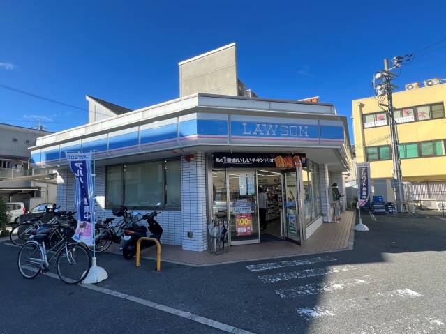 コンビニ　ローソン花園本町二丁目店（コンビニ）まで518m
