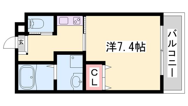 アンドローズの間取り