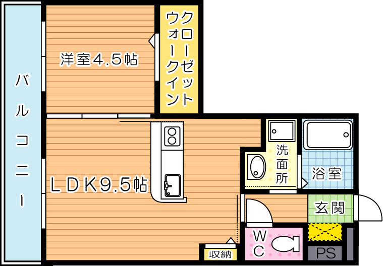 D-K houseの間取り