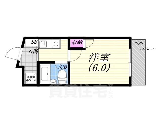 サンパレス甲子園(上鳴尾町)の間取り