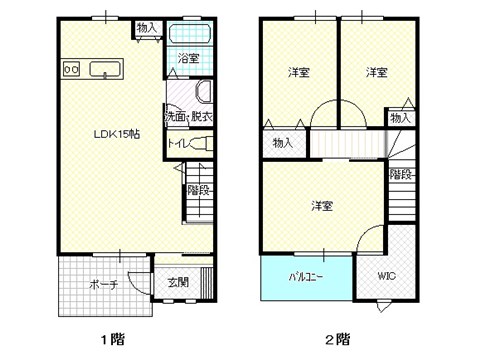 ヌーベルシャトゥーの間取り