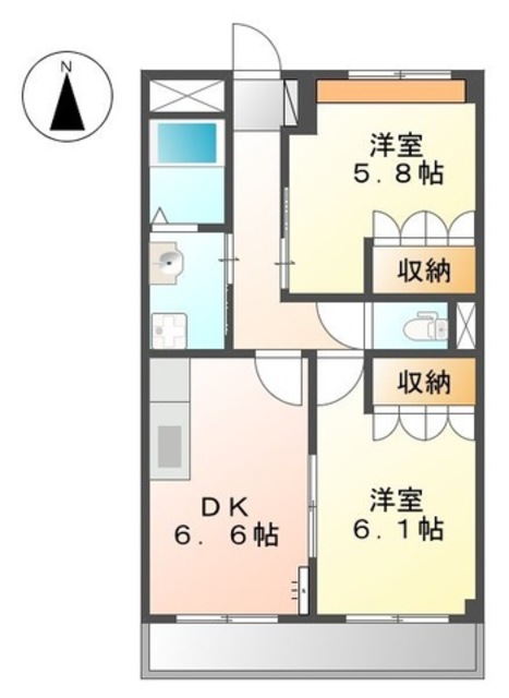 ガーデンビレッジ　ｐａｒｔIIの間取り