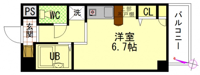 Ｍビル鈴が台の間取り