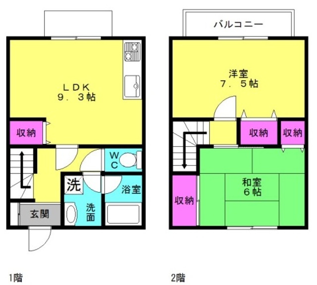 フロイデ一番館の間取り