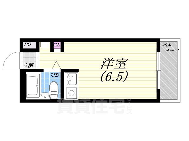 西宮市北名次町のマンションの間取り