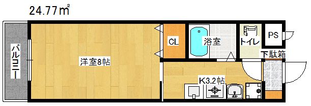 ラポール藤の間取り