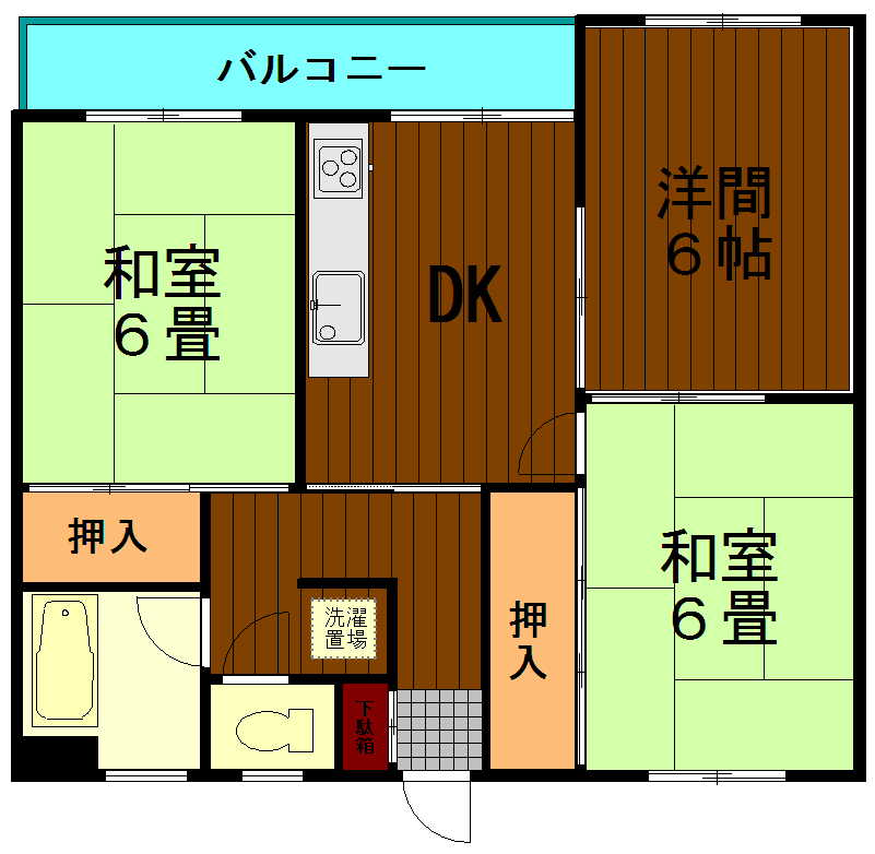 NCハイツの間取り写真
