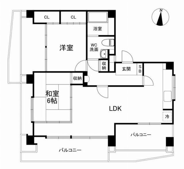 文京区関口のマンションの間取り