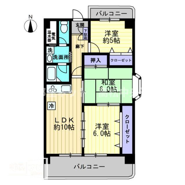 クリスタルパレスの間取り